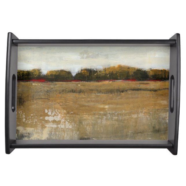 Lush Green Countryside Landscape Serving Tray (Front)