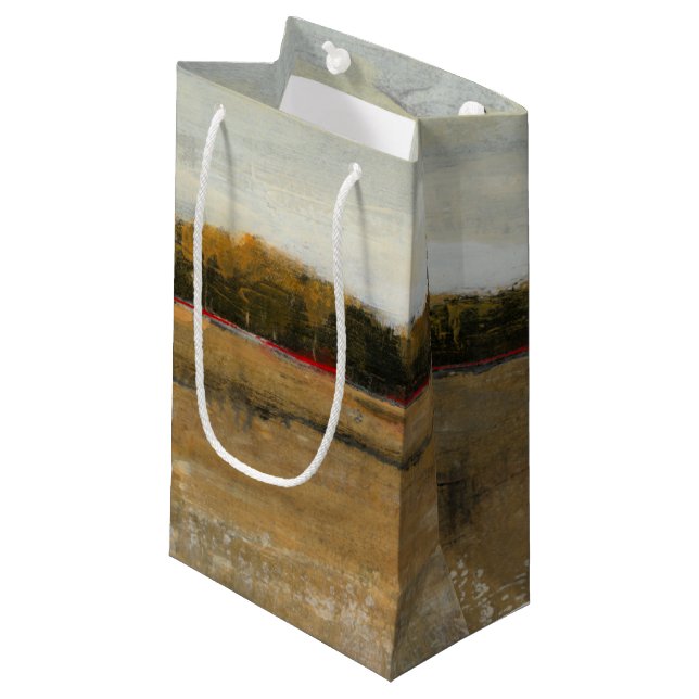 Lush Green Countryside Landscape Small Gift Bag (Front Angled)