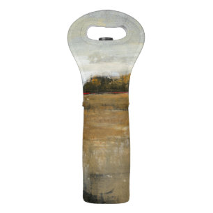 Lush Green Countryside Landscape Wine Bag