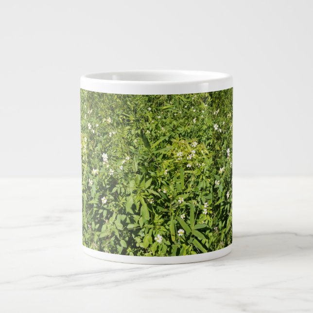 Lush green field giant coffee mug (Front)