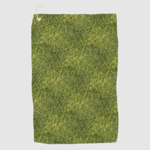 Lush Green Moss Golf Towel