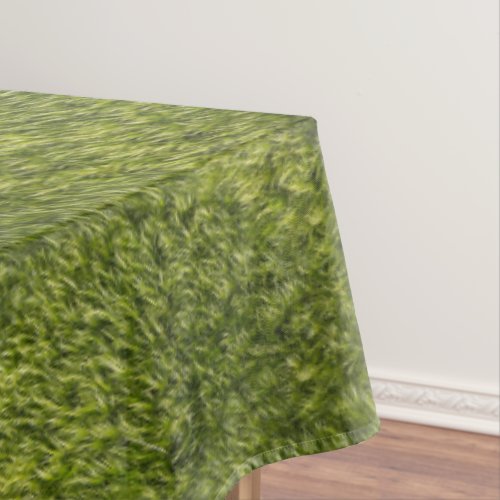 Lush Green Moss Tablecloth