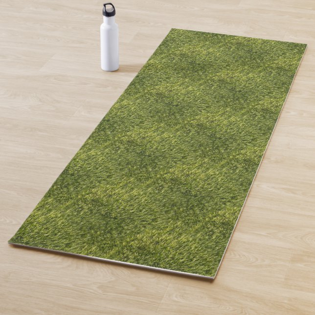 Lush Green Moss Yoga Mat (In Situ)