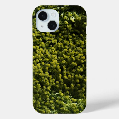 Lush Green Mossy Carpet  iPhone 15 Case