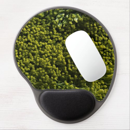 Lush Green Mossy Carpet  Gel Mouse Pad