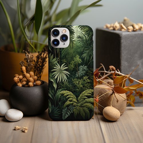 Lush Green Tropical Forest iPhone 13 Pro Max Case