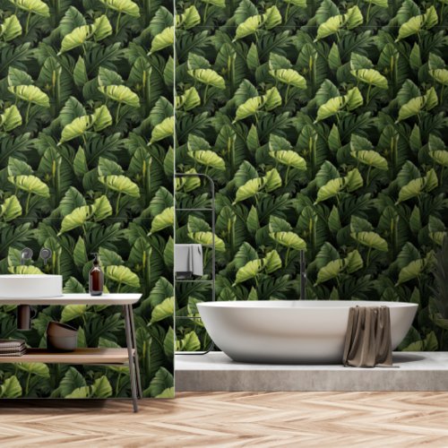 Lush Green Tropical Forest Wallpaper