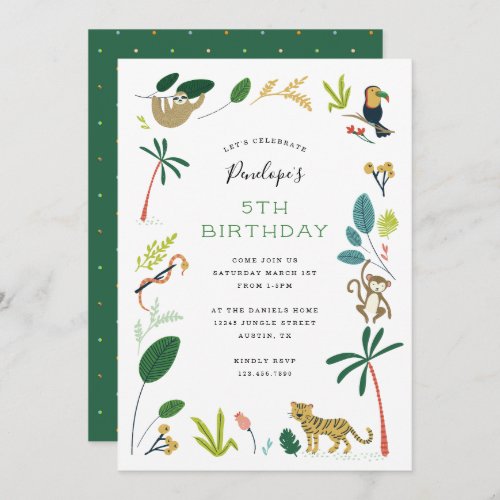 Lush Jungle Birthday Party