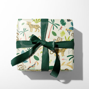 Lush Jungle Wrapping Paper by origamiprints at Zazzle