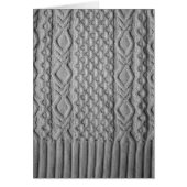 Lush knitted cables. (Front)