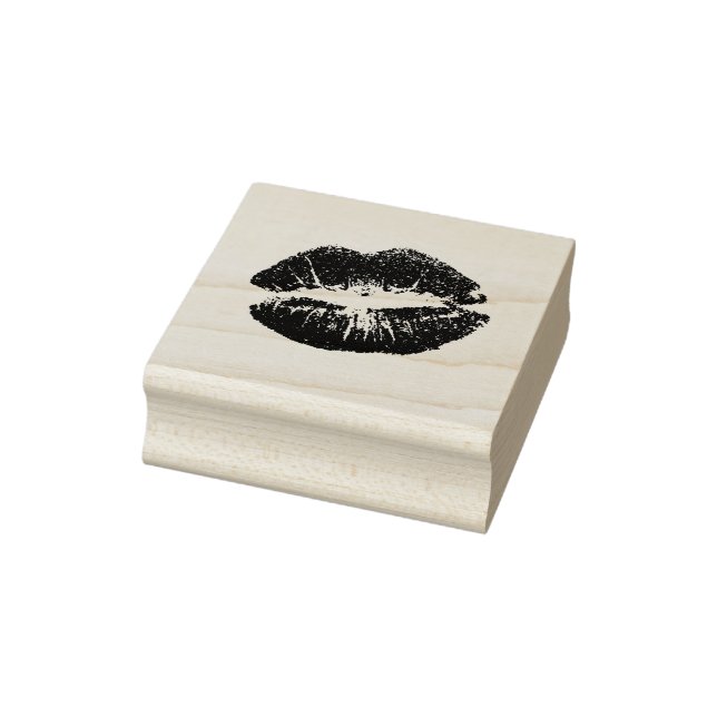 Lush Lips Wood Art Stamp (Stamp)