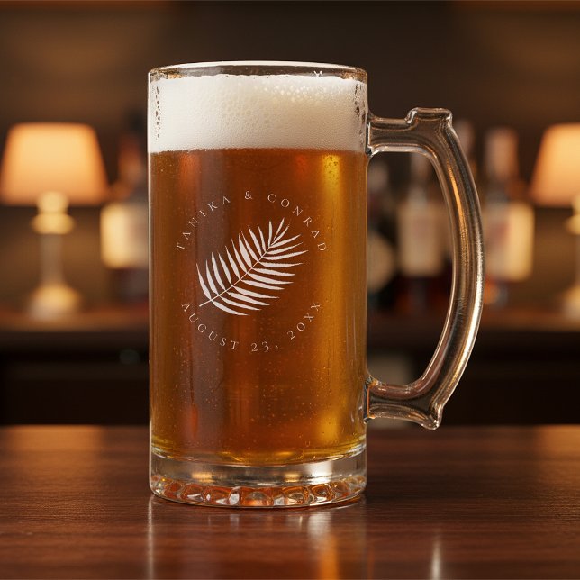 Lush Palm Leaf Wedding ID956 Stein (Creator Uploaded)