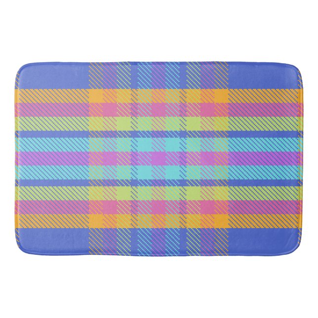 Lush Plaid LS Bath Mat (Front)