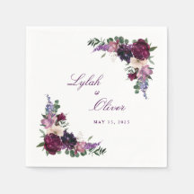 Lush Purple Flowers | Romantic Wedding