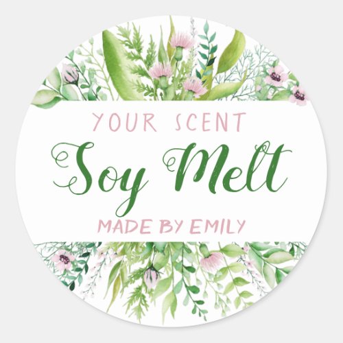 Lush Spring Bouquet Soy Wax Melt Labels