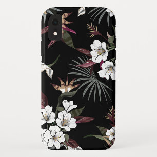 Lush Tropical Flowers iPhone XR Case