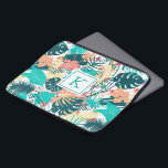 Lush tropical leaves collage laptop sleeve<br><div class="desc">Lush tropical leaves collage pattern.</div>