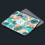Lush tropical leaves collage laptop sleeve<br><div class="desc">Lush tropical leaves collage pattern.</div>