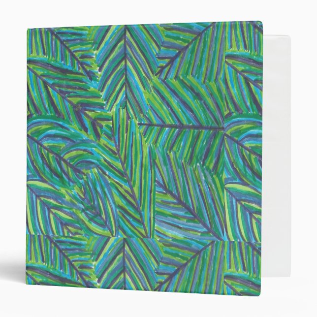 Lush Tropical Nights 3 Ring Binder (Front/Inside)