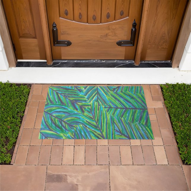 Lush Tropical Nights  Doormat (Outdoor)