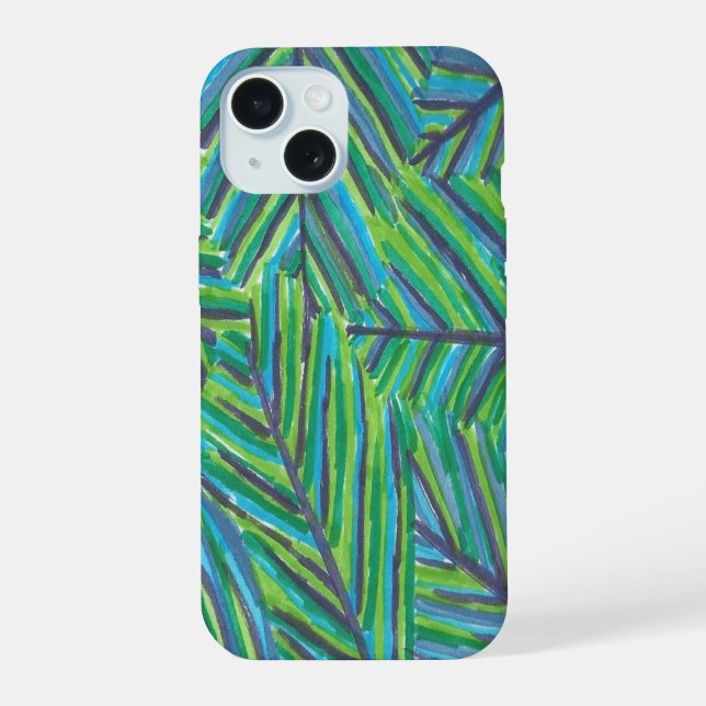 Lush Tropical Nights Iphone Case (Back)