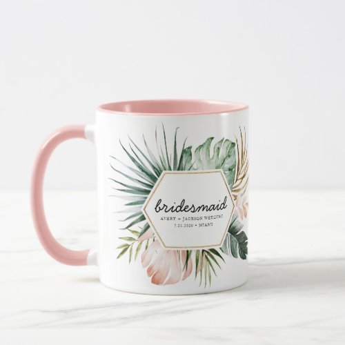 Lush Tropics Bridesmaid Coffee Mug