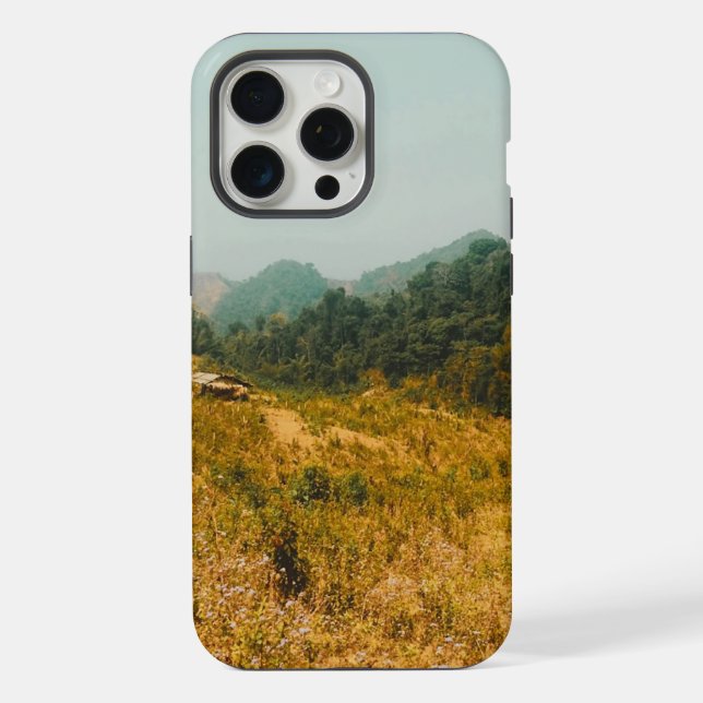 Lush valleys of Laos iPhone Case (Back)