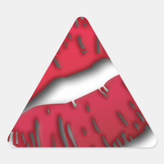 Lushious Lips Triangle Sticker