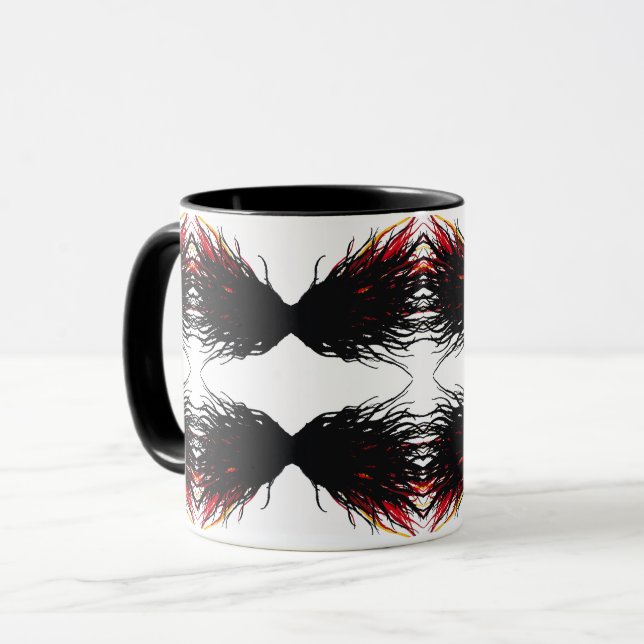 Lust Abstract 7 Deadly Sins Alcohol Ink Art Mug (Front Left)
