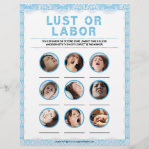 Lust Or Labor [Luxury Lace [Blue]] Letterhead