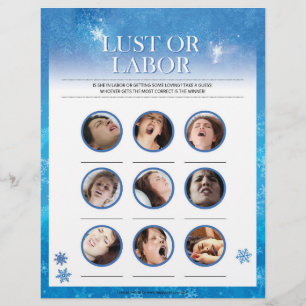 Lust Or Labor [Snowy Blue] Letterhead