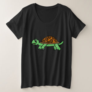 Lustiege turtle plus size T-Shirt