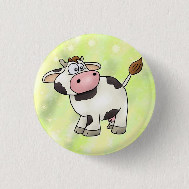 lustige Kuh  Button (Front)