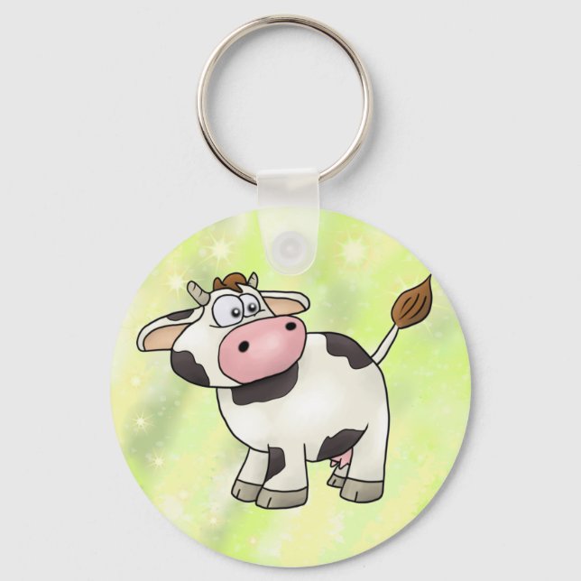 lustige Kuh  Keychain (Front)