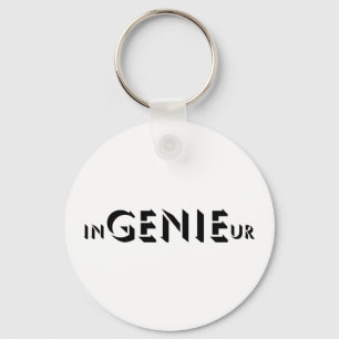 Lustiger inGENIEur Geek Keychain