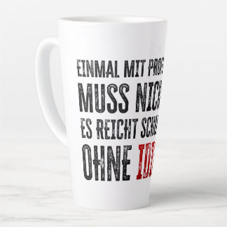 Lustiger Spruch über Arbeit und Kollegen Latte Mug