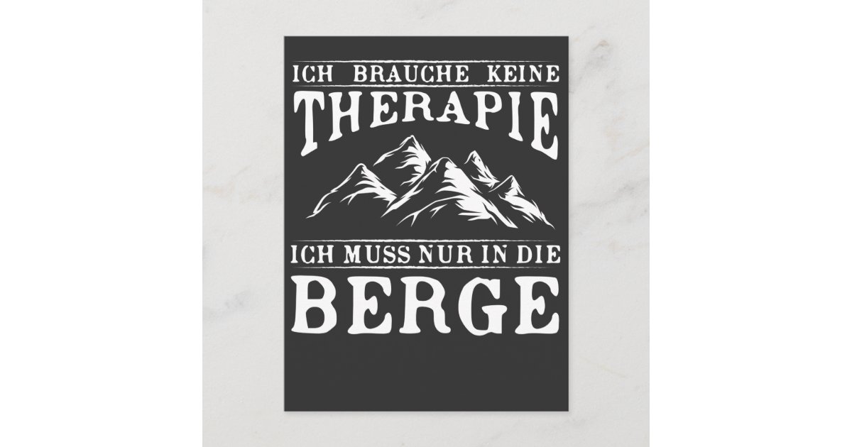 Lustiger Wander Spruch für Bergsteiger Postcard Zazzle