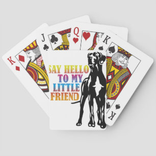 Lustiges Doggenbild Poker Cards