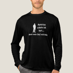 Lustiges Sarkasmus – Arbeit & Ironie Tri-Blend Shirt
