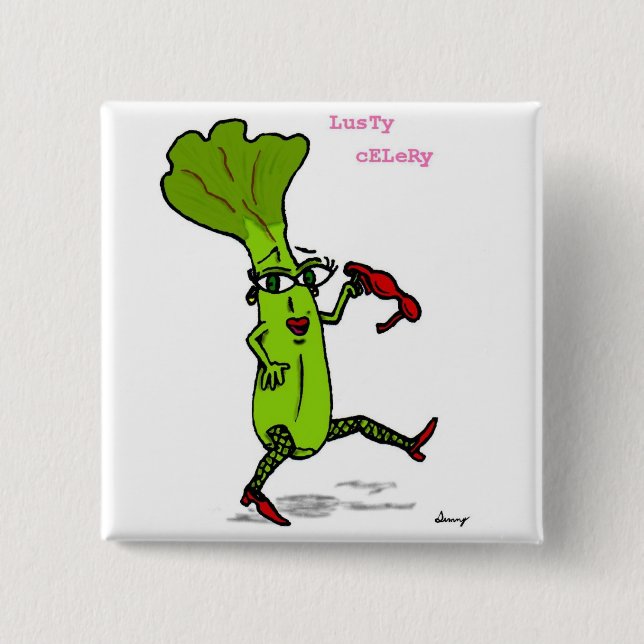 Lusty Celery Button (Front)