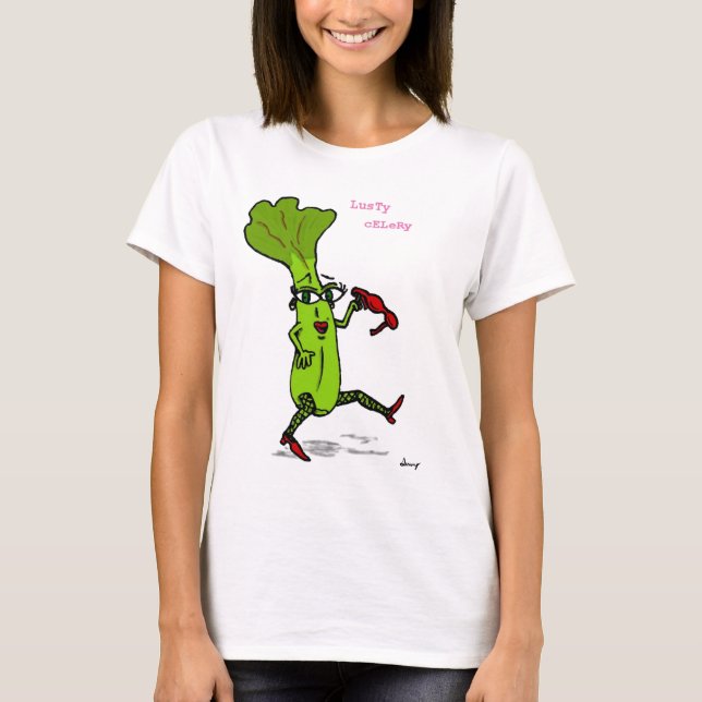 Lusty Celery Womens T-Shirt (Front)
