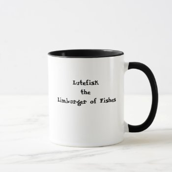 Lutefisk Vs Limburger Mug by Iverson_Designs at Zazzle