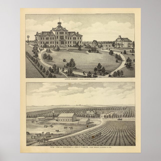 Luther Academy, Nebraska Poster (Front)