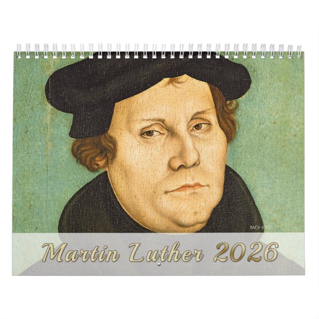 Luther Calendar 2026: Portraits, Life, Monuments (Cover)