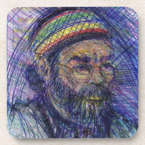 Luther Hampton Self Portrait Coaster