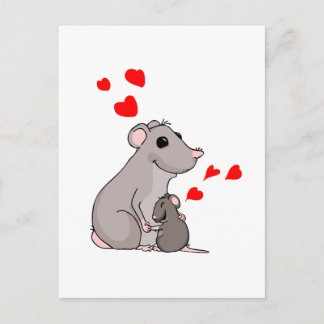 Luther loves his Mom Postcard