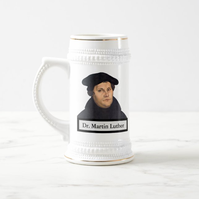Luther Quote Beer Stein (Left)