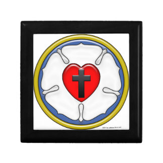 Luther Rose Embossed-Look Keepsake Box