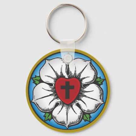 Luther Rose Keychain