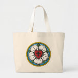 Luther Rose Large Tote Bag at Zazzle